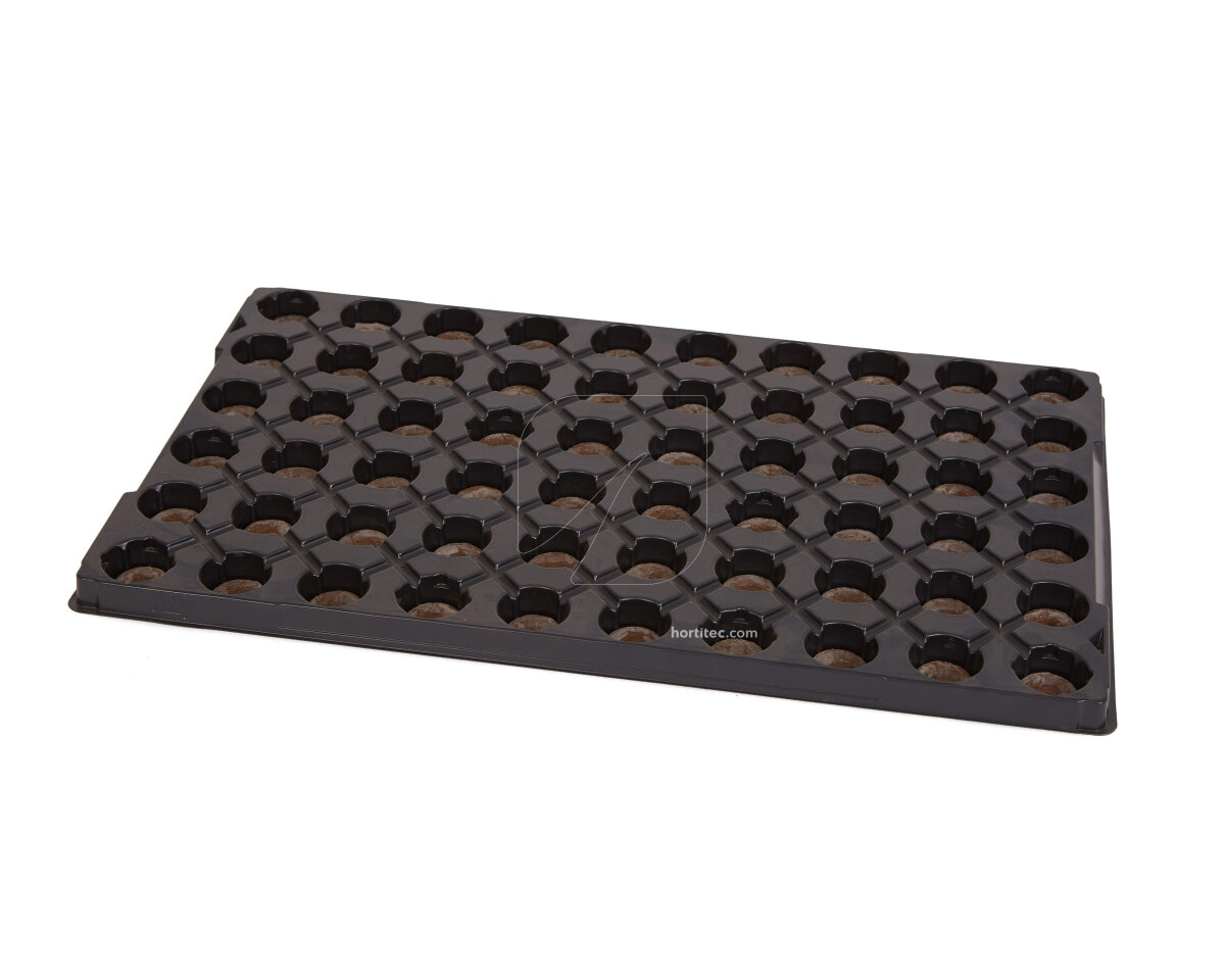 Bandeja plastico (30 mm) 60 alv (30 bandejas) jiffy