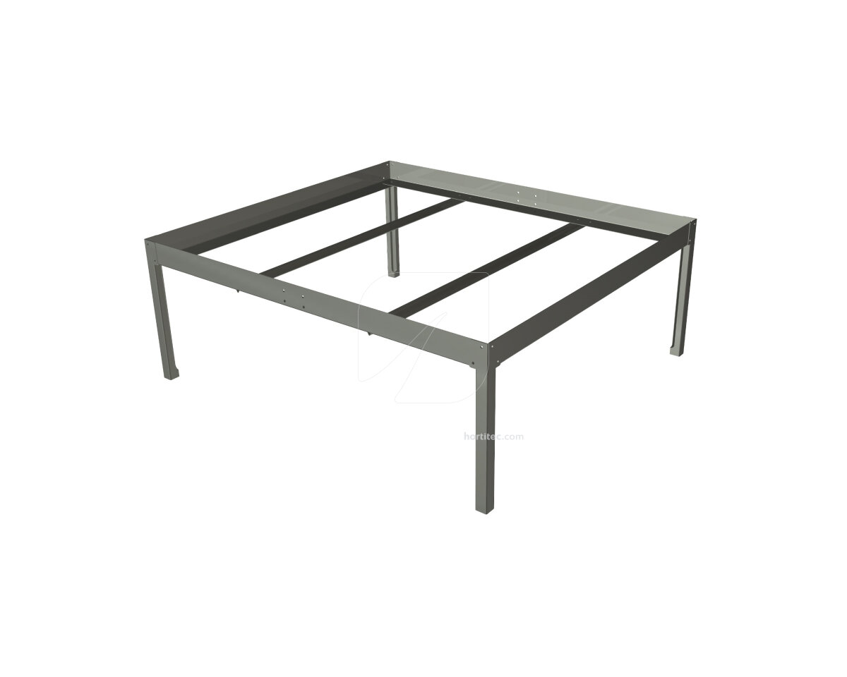Soporte para mesa negra (0,6 x 0,6 m)
