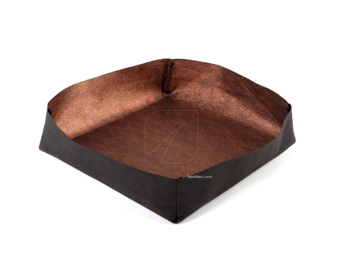 Funda control de raices cobre cuadrada para 8.5 l y 15 l autopot