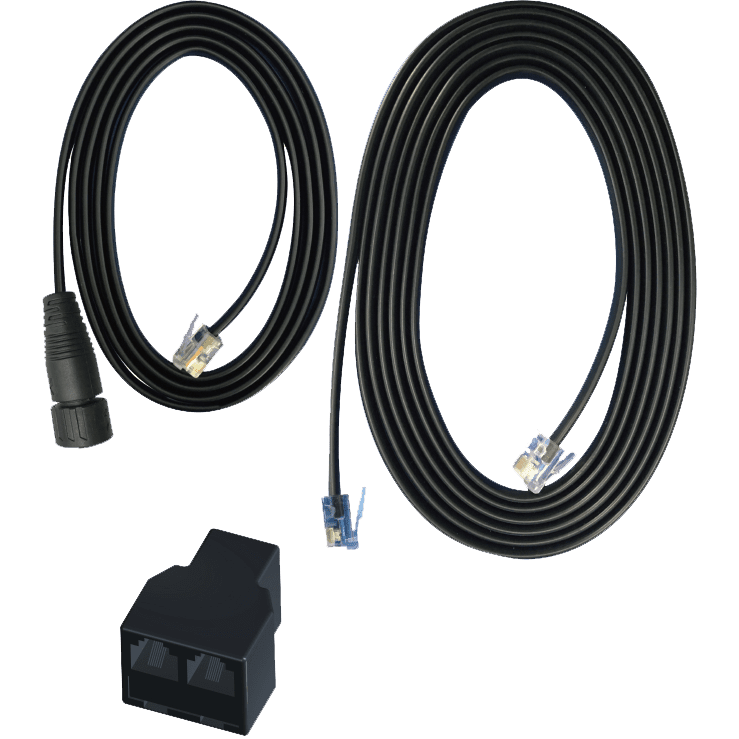 Cable interconexion resistente al agua rj12 a m16 (ecs-5) trolmaster
