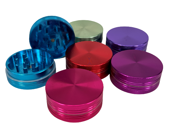 Grinder con iman 2 partes gris (30 mm)