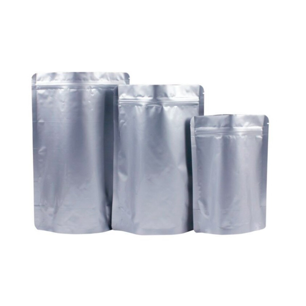 Bolsa zip aluminio 9x13+3cm sellable (pack 50 un) poppins lab