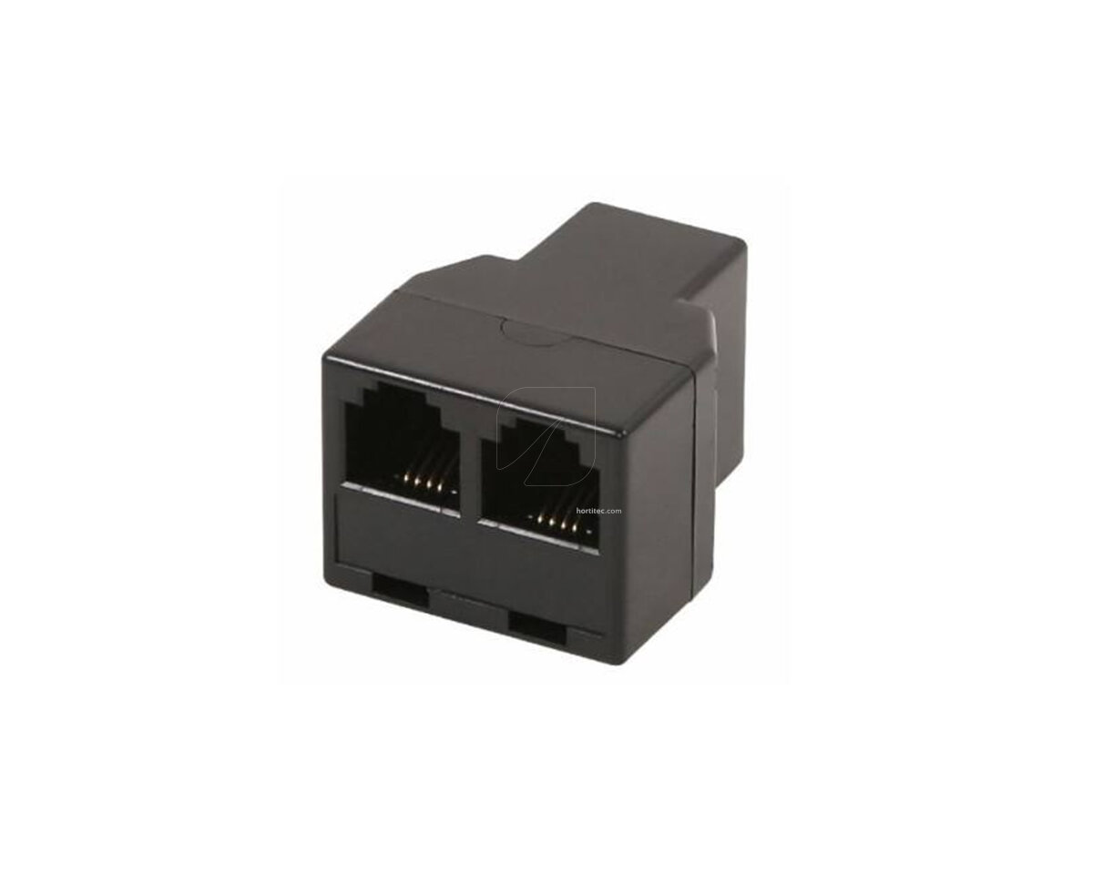 Clavija 3 puertos rj14 solux