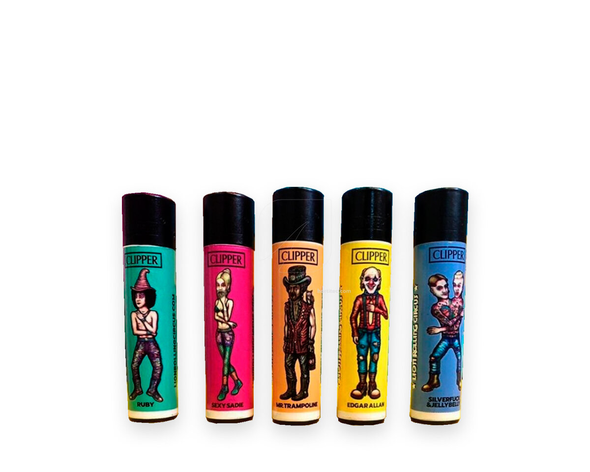 Mecheros lion rolling circus (48 uds)