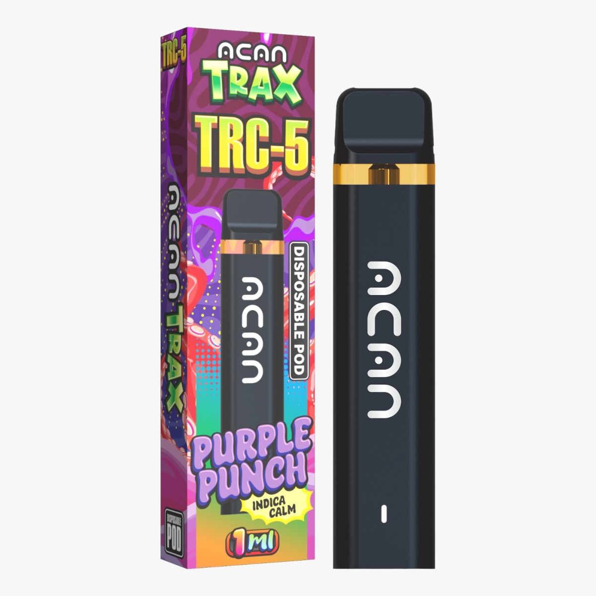 Vaper desechable trc-5 purple punch 1 ml acan