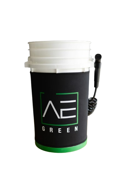 Lavadora automática aether green