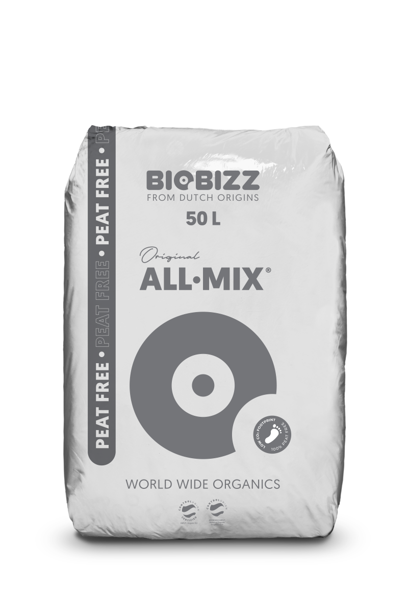 Sustrato all-mix peat free 50 l biobizz