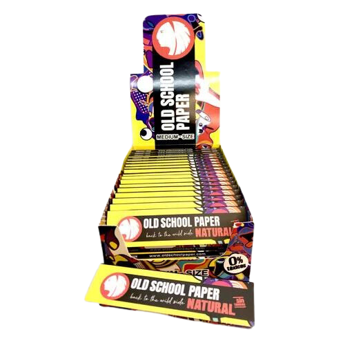 Papel medium (50 uds) old school paper