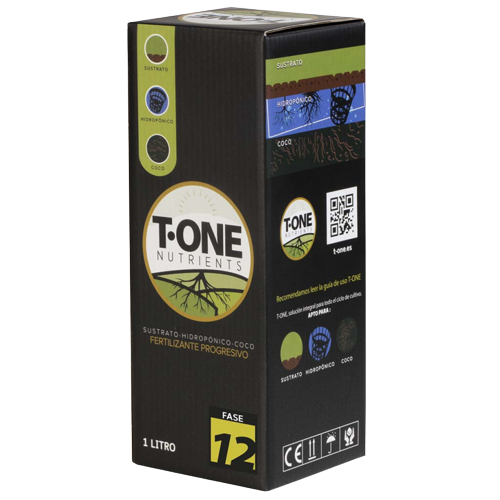 Fertilizante progresivo 1 l fase 12 t-one