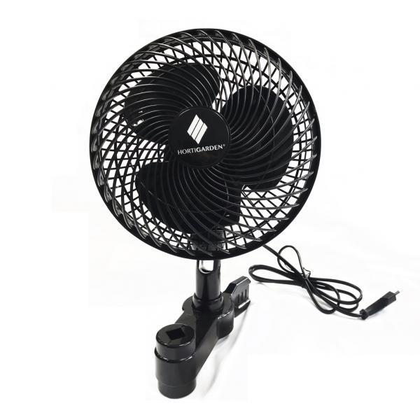 Ventilador clip oscilante 22 cm horti-garden